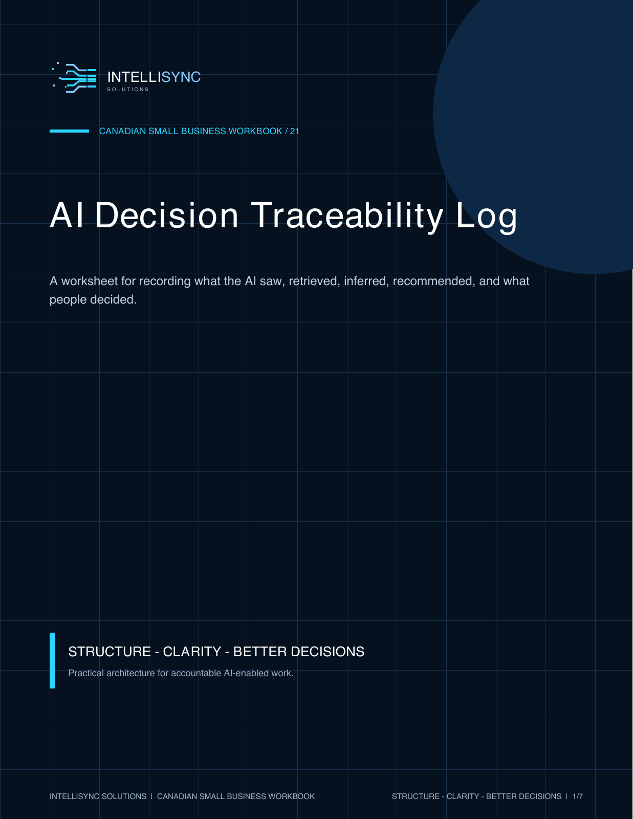 Workbook page 1 of 7. For selectable text, use the free PDF download.