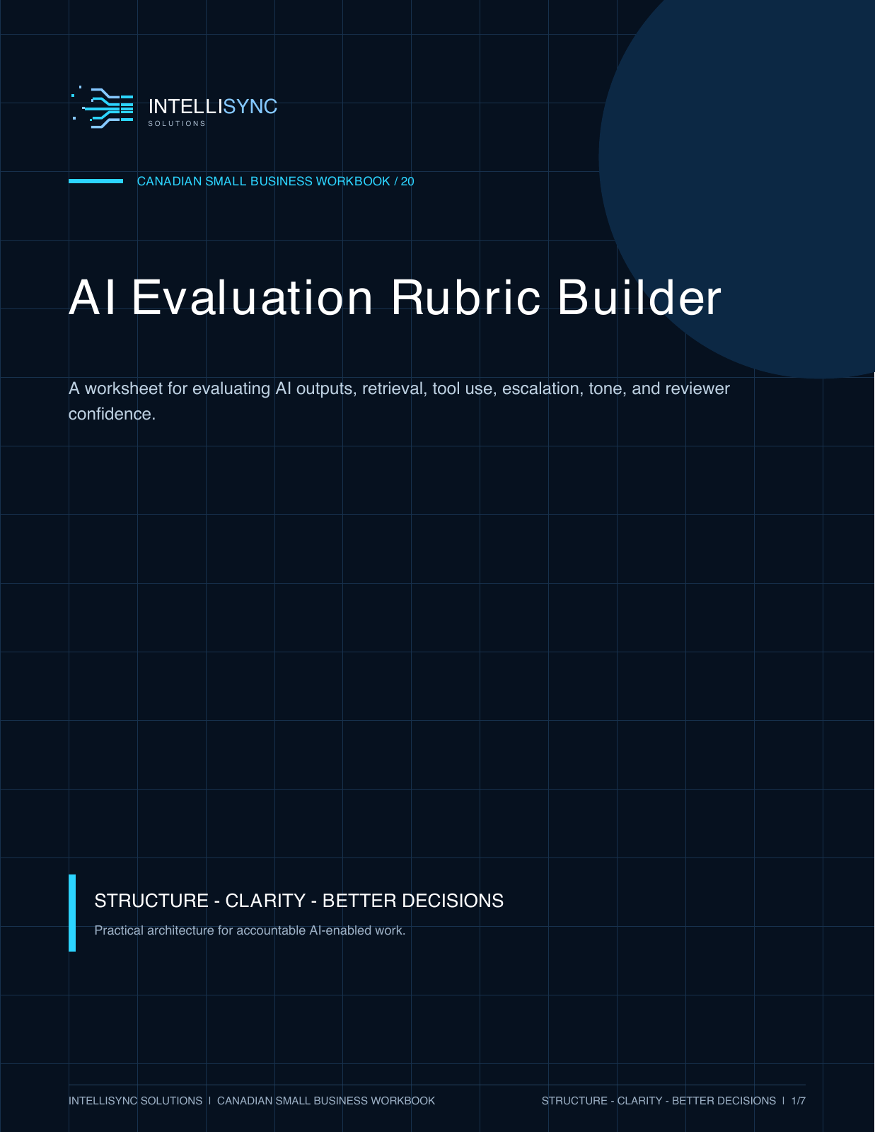 Workbook page 1 of 7. For selectable text, use the free PDF download.
