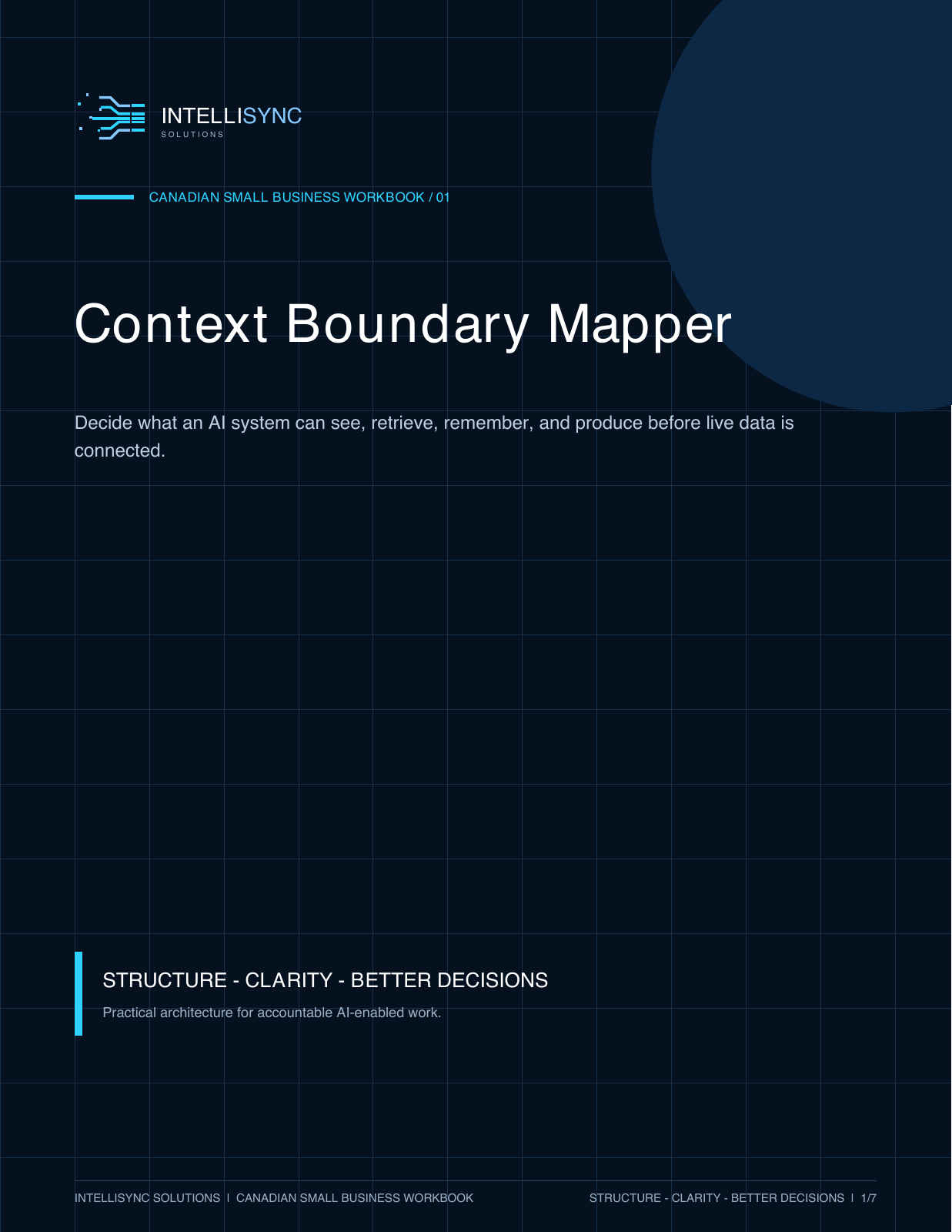 Workbook page 1 of 7. For selectable text, use the free PDF download.