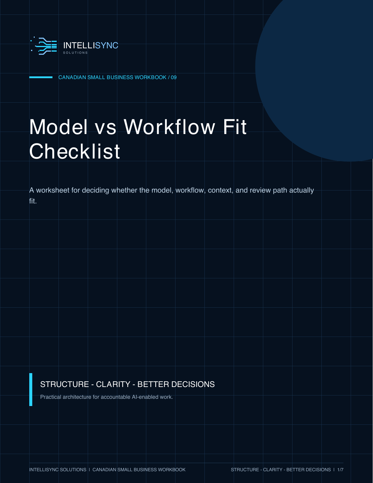 Workbook page 1 of 7. For selectable text, use the free PDF download.